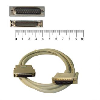 Cable SCSI ext. HD 50 pin - DB25 1,8m ext DB 25 8m