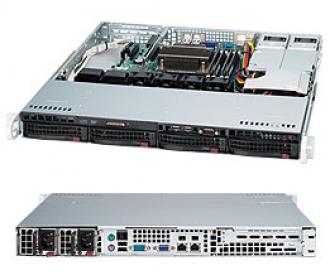 SYS-5018D-MTR4F SuperServer 1U, 2xPSU, 1 x INTEL LGA 1150, up to 32GB DDR3 RAM, 4x hot/swap SAS/SATA, ports SATA 6G (RAID levels: 0,1,5,10), GbE lan, video, 1xPCI-E (x8 in x16), IP-KVM, no DVD, Black SYS 5018 MTR Super Server PSU 1150 32 GB DDR RAM hot swap SAS levels 10 Gb lan video PCI (x 16 IP KVM DVD xPCI 1xPCI x16