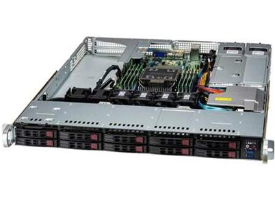 SYS-121C-TN10R 19’ rackmount 1U Два процесори Intel Xeon Gen4/Gen5 Чипсет C741 16 слотів пам’яті DDR5 ECC Registered До 10-ти 2.5’ NVMe/SAS/SATA дисків hot-swap диски M.2 NVMe SSD Flexible Networking support via dual AIOM (OCP 3.0) IP KVM, Virtual DVD/FDD 2 блоки живлення SYS 121 TN 10 19 Gen 741 пам яті DDR ти SAS SATA hot swap KVM DVD FDD