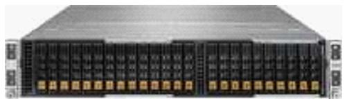 SYS-2029BT-HNR 2U, 4-узловое решение BigTwin™, каждое лезвие: Два процессора Intel Xeon Scalable Чипсет C621 До 1.5TB памяти DDR4-2933 ECC 6-ти 2.5’ U.2 NVMe SSD дисков hot-swap Flexible Networking support via SIOM IP KVM, Virtual DVD/FDD 2 блока питания SYS 2029 BT HNR узловое Big Twin лезвие 621 TB DDR 2933 ти hot swap KVM DVD FDD